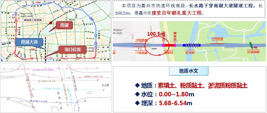 矩形頂管機(jī)施工三車(chē)道公路隧道